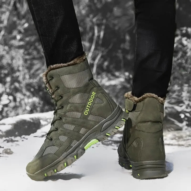 Plush Warm Snow Boots for Men